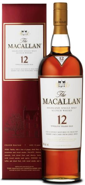 麦卡伦十二年 Macallan, 12-year-old, 40vol
