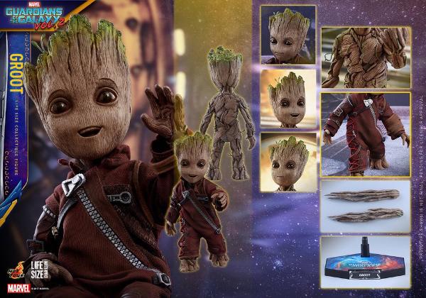 HotToys 1/6「银河护卫队2」小树人 Groot